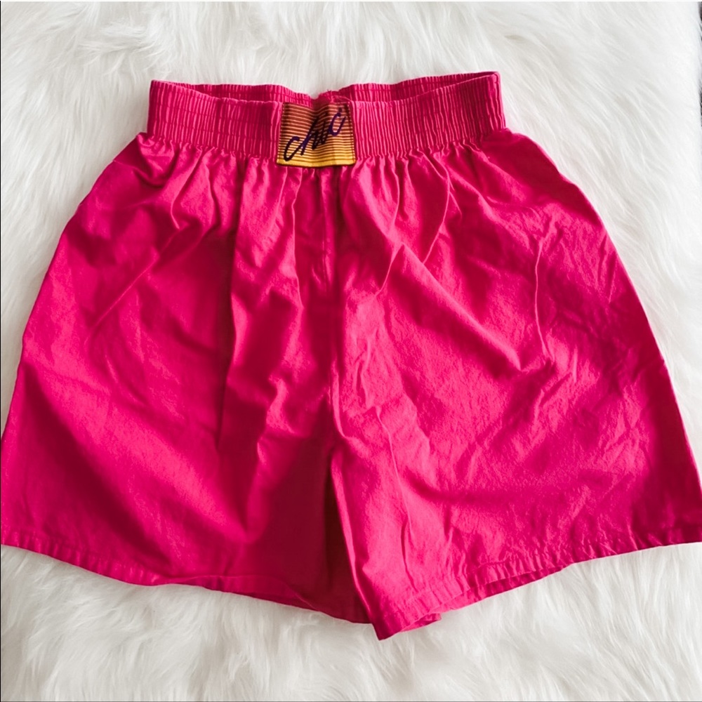 [chic] vintage hot pink 90s shorts
